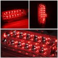 Pair Chrome Full Led Tail Brake Light Lamps Compatible With Ford F150 F250 F350 Bronco F Super Duty Styleside 90-97