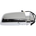 Passenger Side Door Mirror For Chevy K2500 K3500 1988 2000 Power Heated Manual Folding Standard Type Chrome Replacement 