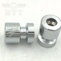 Chromed Swingarm Spools Sliders Sun Engraved Logo For Suzuki Rf900 R Sfv650 Gladius Sv1000 S Sv650 A Sa Sv650s Tl1000r 