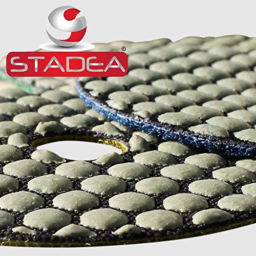 4 Inch Marble Polishing Pads Discs Diamond Grit 1500 For Granite Concrete Stone Dry Buffing By Stadea
