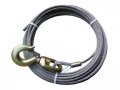 Ba Products 4-716sc50s Winch Cable 7 16 X 50 Eips Iwrc Steel Core With 3 Ton Swivel Hook For Wrecker Tow Truck Rollback Crane 