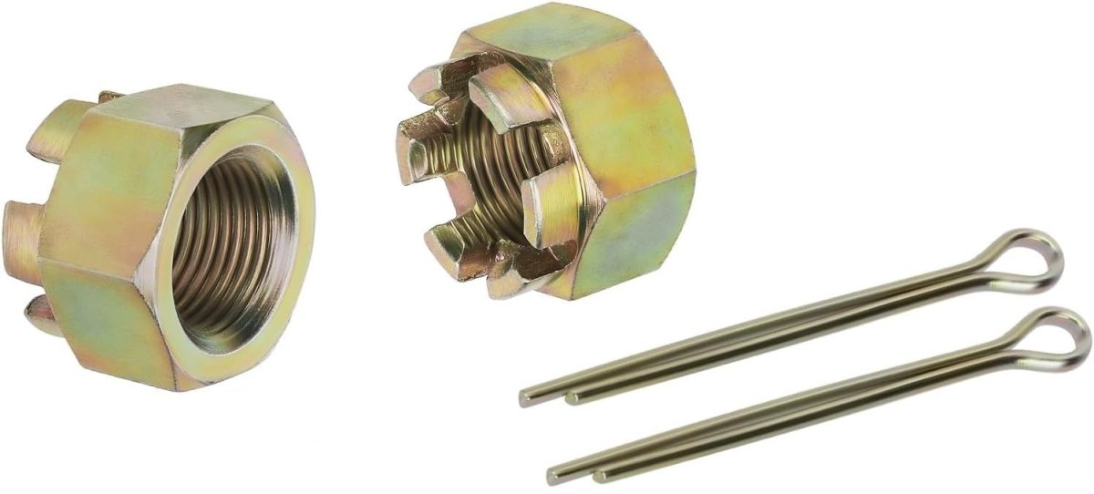 2pcs Rear Axle Castle Nuts For Polaris Atv Sportsman Trail Blazer Ranger Xplorer Scrambler 3 4 In 16 Thread With 2 Pins