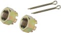 2pcs Rear Axle Castle Nuts For Polaris Atv Sportsman Trail Blazer Ranger Xplorer Scrambler 3 4 In 16 Thread With 2 Pins