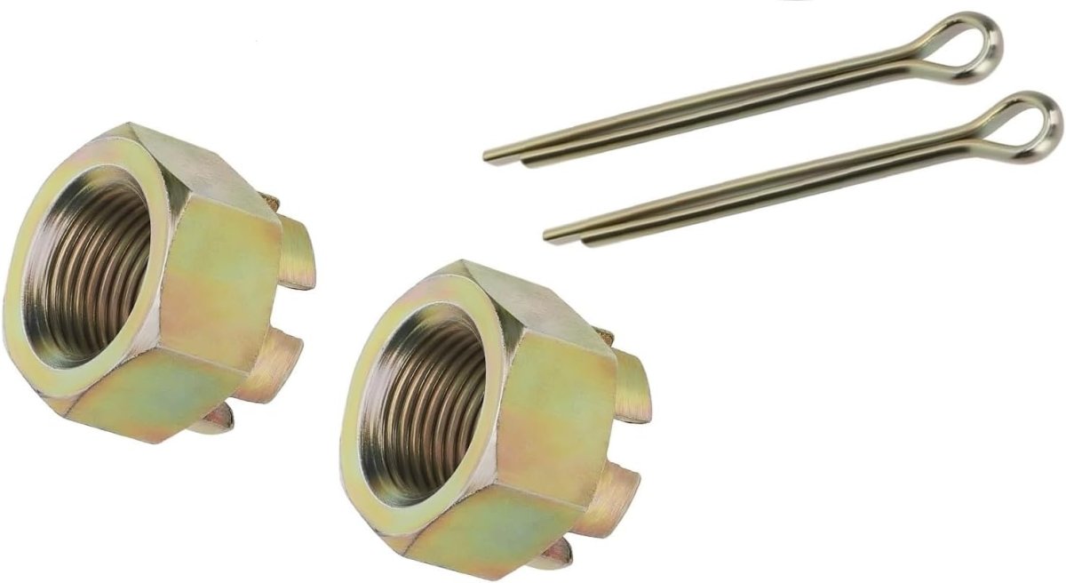 2pcs Rear Axle Castle Nuts For Polaris Atv Sportsman Trail Blazer Ranger Xplorer Scrambler 3 4 In 16 Thread With 2 Pins