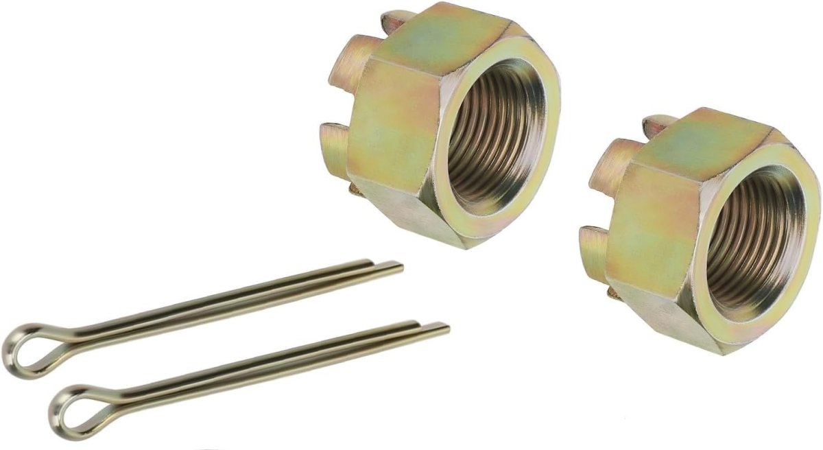 2pcs Rear Axle Castle Nuts For Polaris Atv Sportsman Trail Blazer Ranger Xplorer Scrambler 3 4 In 16 Thread With 2 Pins