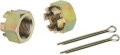 2pcs Rear Axle Castle Nuts For Polaris Atv Sportsman Trail Blazer Ranger Xplorer Scrambler 3 4 In 16 Thread With 2 Pins