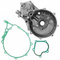 Caltric Left Crankase Cover And Gaskets Compatible With Honda Xr650l 2018-2019 Motorcycle
