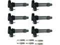 Ignition Coil And Iridium Spark Plug Kit 12-piece For 2007-2016 Cadillac Srx