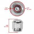 Caltric Front And Rear Wheel Nut Compatible With Honda Rincon Trx650fga 4x4 Gpscape 2004-2005 Qty 8