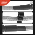 A-premium Front Passenger Brake Hydraulic Hose Compatible With Select Jaguar Models S-type 2003 2004 2005 Naturally Aspirated