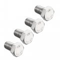 Uxcell M16 Hex Bolt M16-2 X 25mm 304 Stainless Steel 4 8 Grade Fully Threaded Hexagonal Head Screw Bolts 4pcs