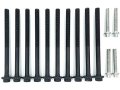 Head Bolt Set 14 Pieces For 2010 2016 Chevy Equinox 2l 4 Cylinder Includes 10 Long And 4 Short Bolts Black Alloy Steel Hexagon 