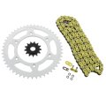 Fits Honda Cr250r 250 R Yellow O Ring Chain Sprocket 13 49 114l 