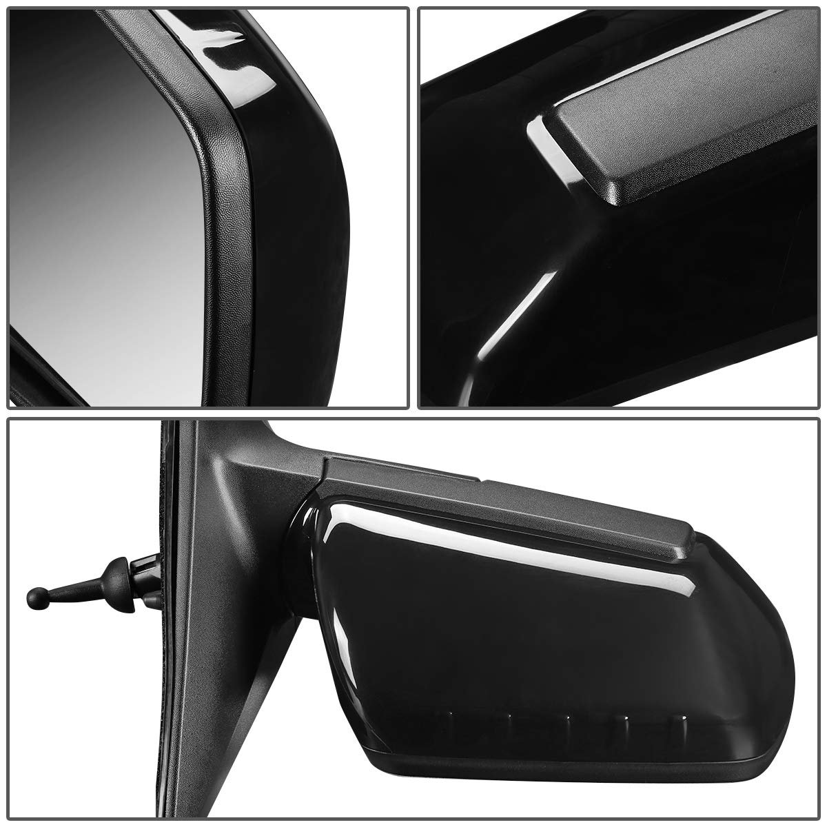 Auto Dynasty Ki1321160 Oe Style Manual Passenger Right Side View Door Mirror For Kia Soul 12-13
