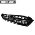 Black Honeycomb Front Bumper Center Grille Replacement For Wrx 2018-2021 91121va150 91121va160