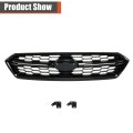 Black Honeycomb Front Bumper Center Grille Replacement For Wrx 2018-2021 91121va150 91121va160