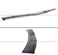 Premium Jdm Gloss Black Rear Window Visor Deflector Roof Spoiler Compatible With 2014-2022 Infiniti Q50
