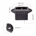 Uxcell Panel Mount Plug Adapter C14 3pin Iec Inlet Module Power Connector Socket Straight Pack Of 5