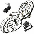 Caltric Wire Harness Ignition Coil And Key Switch Compatible With Yamaha Hardwood Hunter Yxr66faht
