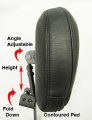 Contoured Fully Adjustable Driver S Backrest For 00 Yamaha Road Star Xv1600 1700
