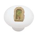 Lemon Tree Arch Decorative High Gloss Ceramic Drawer Knob 