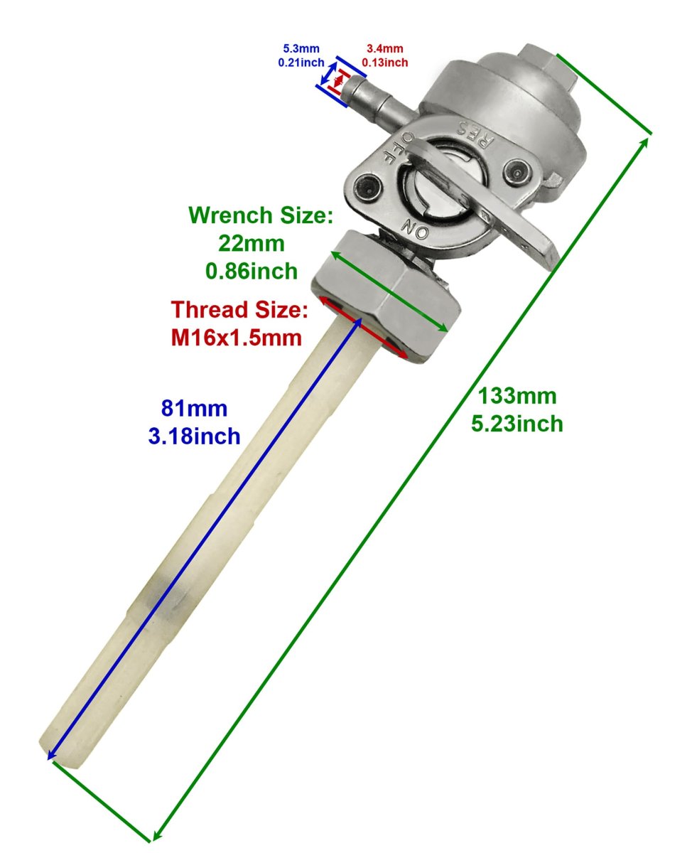 Petcock For Honda Cb400t Hawk 1978 1979 1980 1981