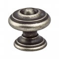 Artisan Inspired Euro Rustica Knob 1-3 16 Dia Rustic Nickel 