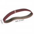 Uxcell 2-inch X 27-inch 50mm 686mm Sanding Belt 320 Grit Aluminum Oxide 12pcs