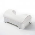 Luxe Comfort Soft Ergonomic Toilet Footstool With Removable Foam Cushion And Waterproof Pu Leather Slipcover Adjustable 5-7 
