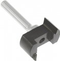 13-500 Screw Type Helix Mortise Router Bit 1 2 In Cutting Diameter 5 8 Length Downshear Carbide Tipped Cutter 