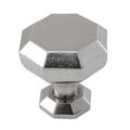 Vicenza Designs K1034 Archimedes Octagon Knob Large Vintage Pewter 