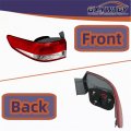 Tail Light Assembly Replacement For 2003 2004 Accord Driver Left Side Part Number 33551sdab01 Rear Lh Halogen Brake Lamp Red