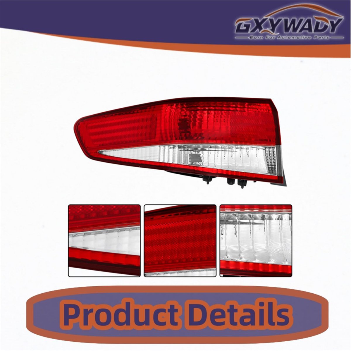 Tail Light Assembly Replacement For 2003 2004 Accord Driver Left Side Part Number 33551sdab01 Rear Lh Halogen Brake Lamp Red
