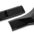 Auto Dynasty 3pcs Stp-style Car Front Bumper Lip Spoiler Wing Body Kit Compatible With Elantra 21-22 Glossy Black