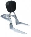 Sissy Bar Contoured Studded Backrest Luggage Rack For Honda Rebel Cmx250