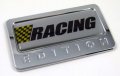 Racing Edition Chrome Emblem With Domed Decal Car Bike Auto Race Badge 3d