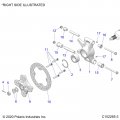 Polaris Sealed Ball Bearing 44 X 72 33 1 Genuine Oem Part 34699 Qty Sealed Ball Bearing 44 X 72 33 1 Genuine Oem Part 34699 Qty