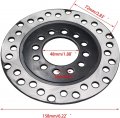 Rear Hydraulic Disc Brake Kit For 50cc 70cc 90cc 110cc 125cc Mini Atv Quad Bike Buggy Red With Master Cylinder Caliper Rotor