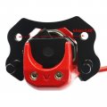Rear Hydraulic Disc Brake Kit For 50cc 70cc 90cc 110cc 125cc Mini Atv Quad Bike Buggy Red With Master Cylinder Caliper Rotor