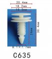 Autobahn88 Compatible With Trim Panel Clip For Gm Oem 10285935 Pack Of 20