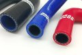 Autobahn88 Air Intake Silicone Hose Kit Compatible With 1998-2005 Audi Tt 225ps S3 Quattro Amu Apx Bam Bea Red -with Clamp Set