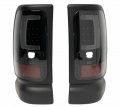 Performance Tail Light Smoked Black Housing Led C Tube Bar For Ram Truck 