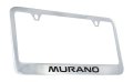 Nissan Murano Chrome Plated Metal License Plate Frame Holder 2 Hole 