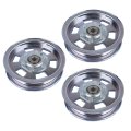 3pcs Flat Idler Pulley Replacement For Bad Boy Zt Series 48 In 50 54 60 Outlaw 61 72 Mz 033-8000-00 033-2000-00 
