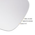 Car Rearview Left Driver Side Mirror Glass Replacement W Backing Plate Convex Non-heated White For Seat Altea 2007-2018 Xl