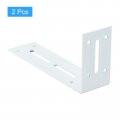 Uxcell Adjustable L Corner Braces 2pcs 180 X 90 50mm Stainless Steel Code Degree Slotted Angle Brace Bracket For Furniture