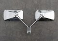 I5 Chrome Mirrors For Yamaha Handlebar Mount