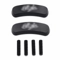 Httmt- Black Mirror Block Off Base Plates With Ninja Logo Compatible 2011-2015 Kawasak Zx-10r P N Mt222-018-bk-ninja A