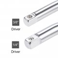 Uxcell 1 4 3 8 Drive Socket Breaker Set L Shape Extension Bar Wrench Cr-v