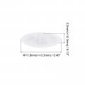 Uxcell Screw Cap Covers 120pcs 11 8x3 3mm Plastic Decoration Cover For Phillips Cam Fitting Nut Self-tapping Translucency